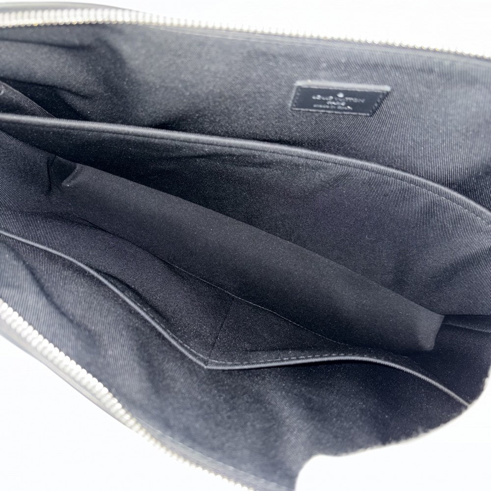 LOUIS VUITTON ルイヴィトン 2WAY オリバー ハンドバッグ ブリーフケース ショルダーバッグ ビジネスバッグ M51689 エピレザー ブラック 黒 シルバー金具 メンズ【中古品】