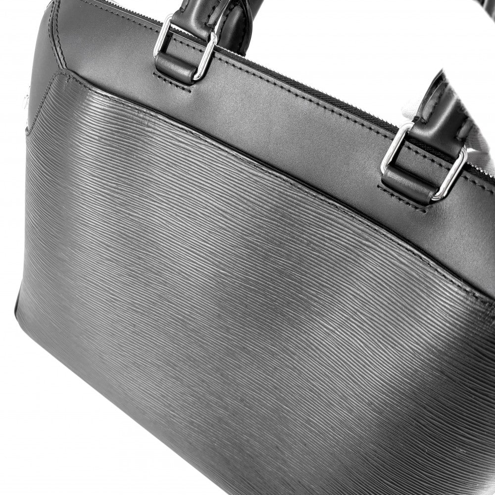 LOUIS VUITTON ルイヴィトン 2WAY オリバー ハンドバッグ ブリーフケース ショルダーバッグ ビジネスバッグ M51689 エピレザー ブラック 黒 シルバー金具 メンズ【中古品】