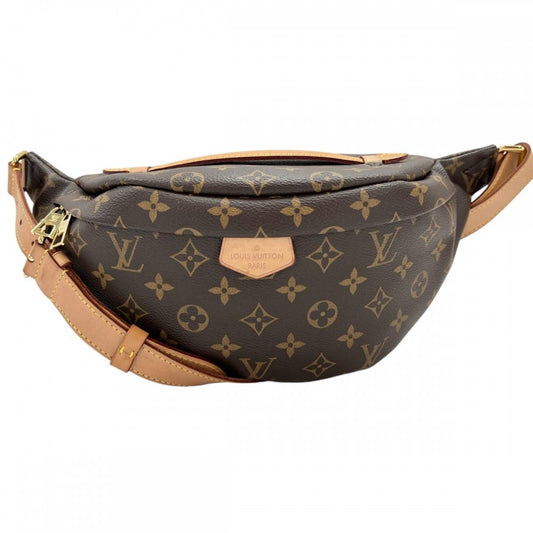 LOUIS VUITTON ルイヴィトン ボディバッグ バムバッグ モノグラム メンズ レディース M43644 ブラウン 茶 ゴールド金具 ユニセックス【中古品】