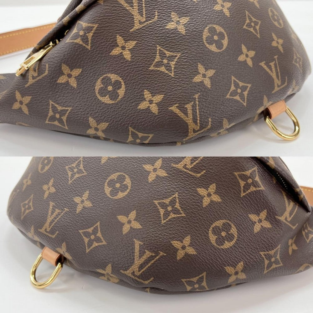 LOUIS VUITTON ルイヴィトン ボディバッグ バムバッグ モノグラム メンズ レディース M43644 ブラウン 茶 ゴールド金具 ユニセックス【中古品】