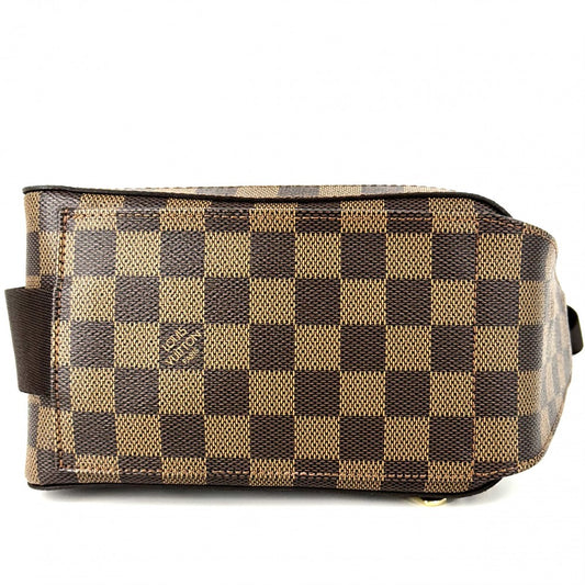 【開店SALE】 LOUIS VUITTON ルイヴィトン ボディバッグ ジェロニモス ウエストポーチ Geronimos　 N51994 ダミエキャンバス ブラウン 茶 ゴールド金具 メンズ【中古品】