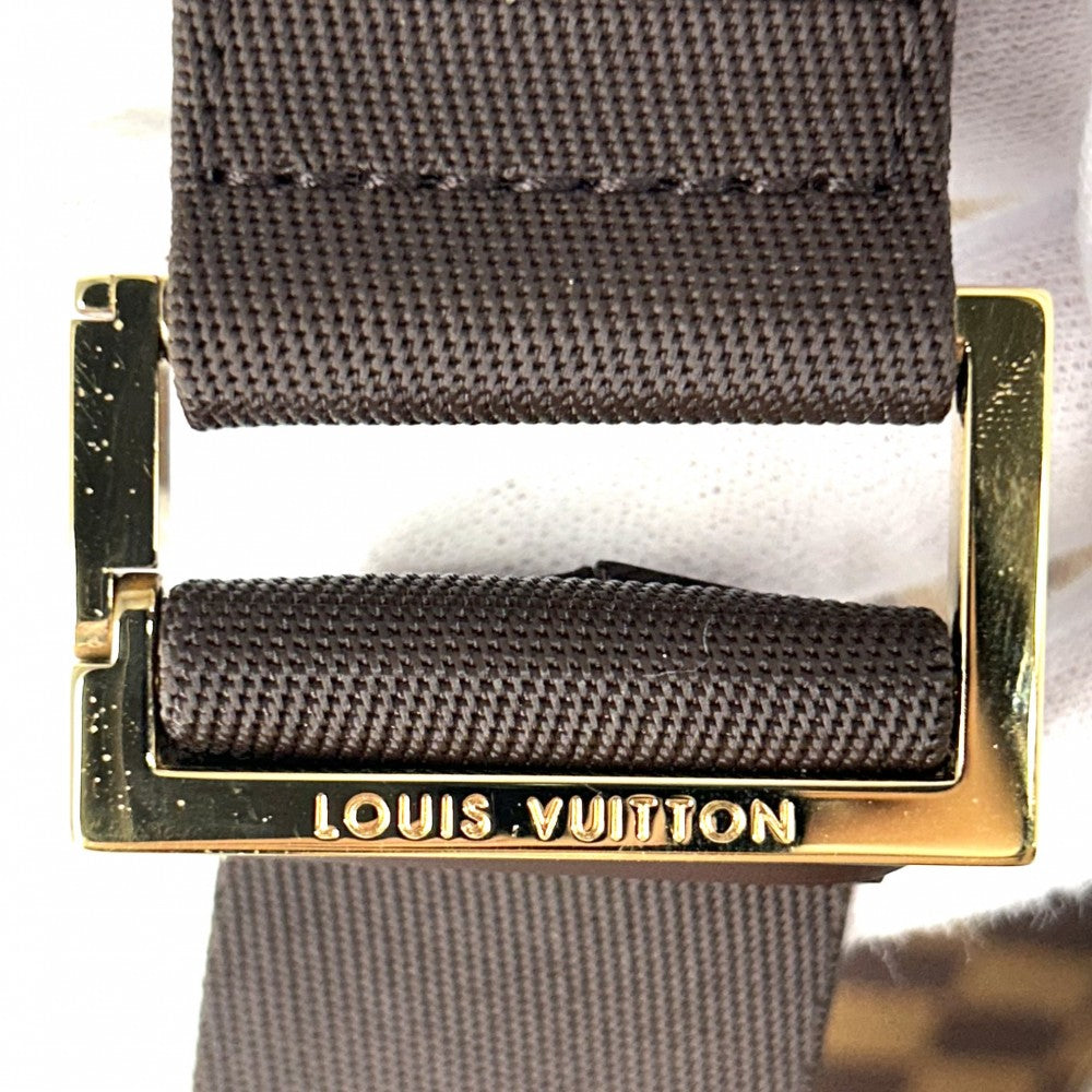 【開店SALE】 LOUIS VUITTON ルイヴィトン ボディバッグ ジェロニモス ウエストポーチ Geronimos　 N51994 ダミエキャンバス ブラウン 茶 ゴールド金具 メンズ【中古品】