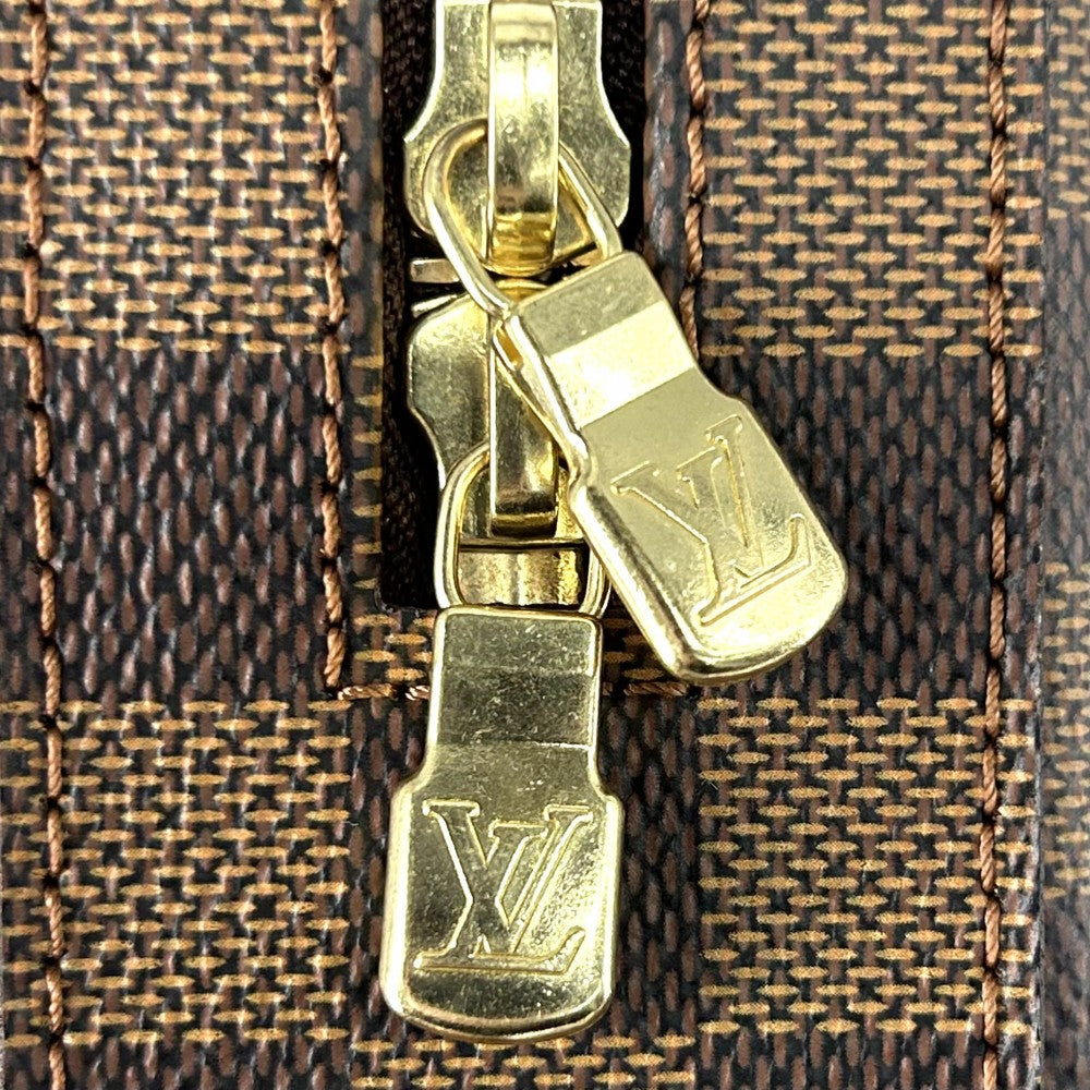 【開店SALE】 LOUIS VUITTON ルイヴィトン ボディバッグ ジェロニモス ウエストポーチ Geronimos　 N51994 ダミエキャンバス ブラウン 茶 ゴールド金具 メンズ【中古品】