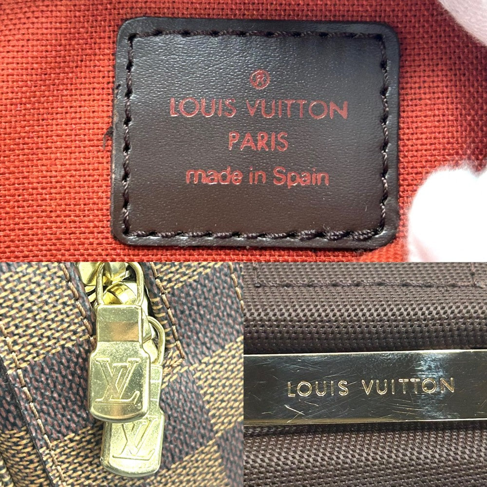 LOUIS VUITTON ルイヴィトン ボディバッグ ジェロニモス ウエストポーチ Geronimos　 N51994 ダミエキャンバス ブラウン 茶 ゴールド金具 メンズ【中古品】