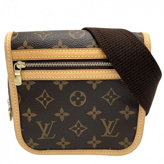 LOUIS VUITTON ルイヴィトン ボディバッグ モノグラム バムバッグボスフォール ウエストバッグ ウエストポーチ 鞄 かばん M40108 ブラウン 茶 ゴールド金具 メンズ【中古品】