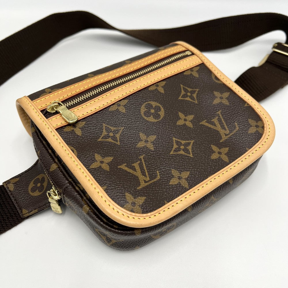 LOUIS VUITTON ルイヴィトン ボディバッグ モノグラム バムバッグボスフォール ウエストバッグ ウエストポーチ 鞄 かばん M40108 ブラウン 茶 ゴールド金具 メンズ【中古品】