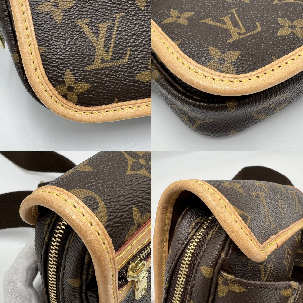 LOUIS VUITTON ルイヴィトン ボディバッグ モノグラム バムバッグボスフォール ウエストバッグ ウエストポーチ 鞄 かばん M40108 ブラウン 茶 ゴールド金具 メンズ【中古品】