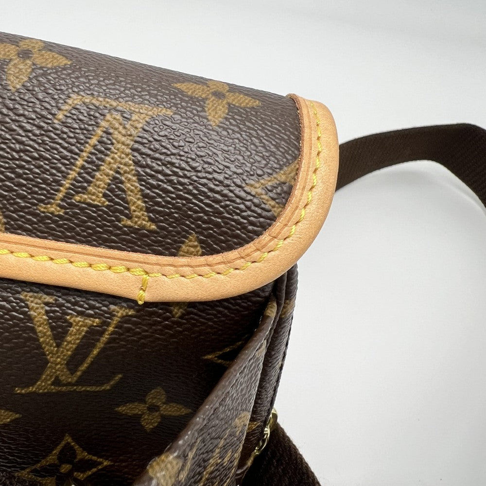 LOUIS VUITTON ルイヴィトン ボディバッグ モノグラム バムバッグボスフォール ウエストバッグ ウエストポーチ 鞄 かばん M40108 ブラウン 茶 ゴールド金具 メンズ【中古品】