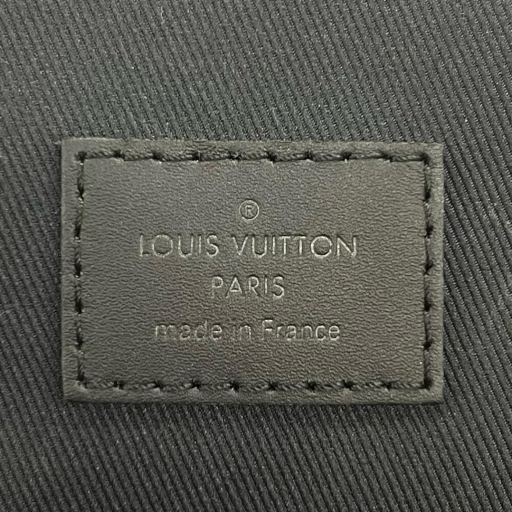 LOUIS VUITTON ルイヴィトン ボディバッグ ダミエ・アンフェニ アヴェニュー スリングバッグ N41720 カーフ ブラック 黒 シルバー金具 メンズ【中古品】