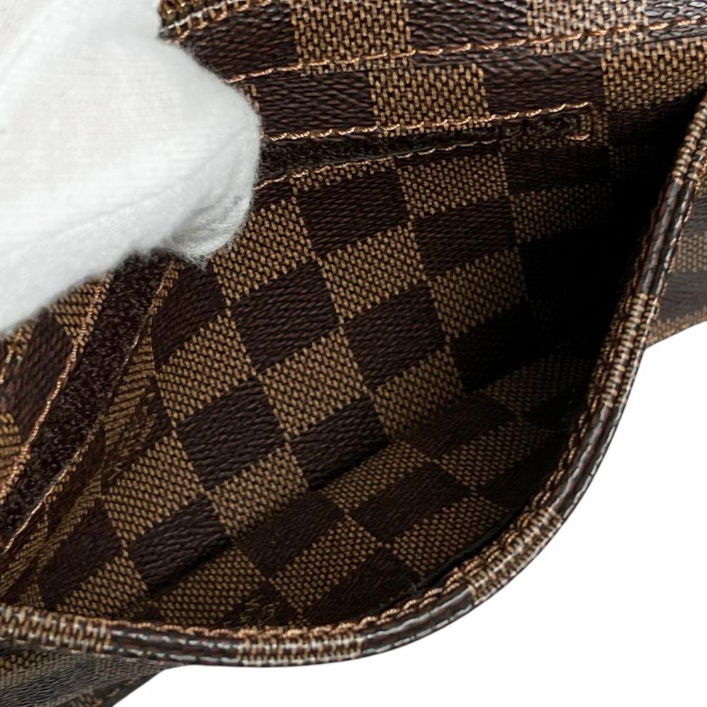 LOUIS VUITTON ルイヴィトン ボディバッグ ダミエ ジェロニモス ショルダー N51994 ダミエキャンバス レザー ブラウン 茶 ゴールド金具 メンズ【中古品】