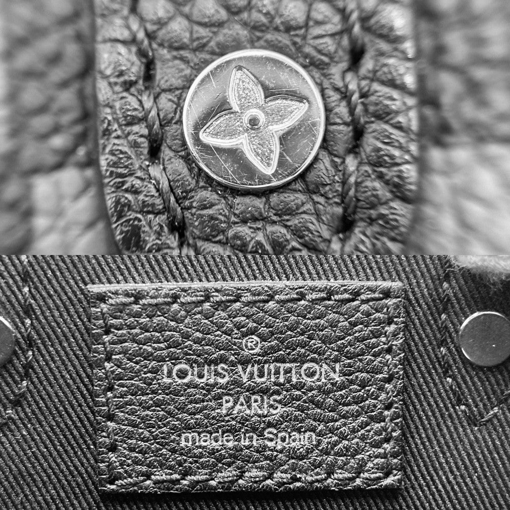 LOUIS VUITTON ルイヴィトン 2WAY ダミエチェッカーボード サックプラXS ハンドバッグ ショルダーバッグ Sac Plat XS N60479 ブラック 黒 シルバー金具 メンズ【中古品】