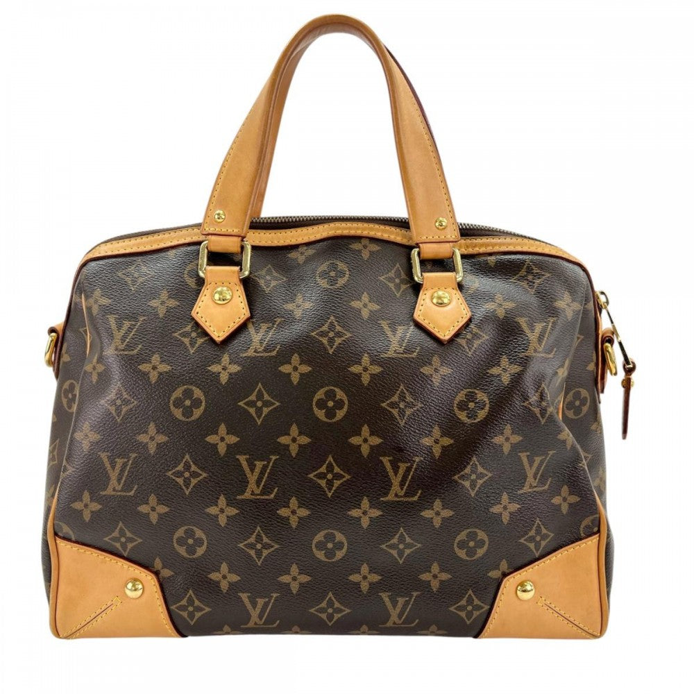 LOUIS VUITTON ルイヴィトン 2WAY モノグラム レティーロPM ハンドバッグ ショルダーバッグ M40325 ブラウン 茶 ゴールド金具 レディース【中古品】