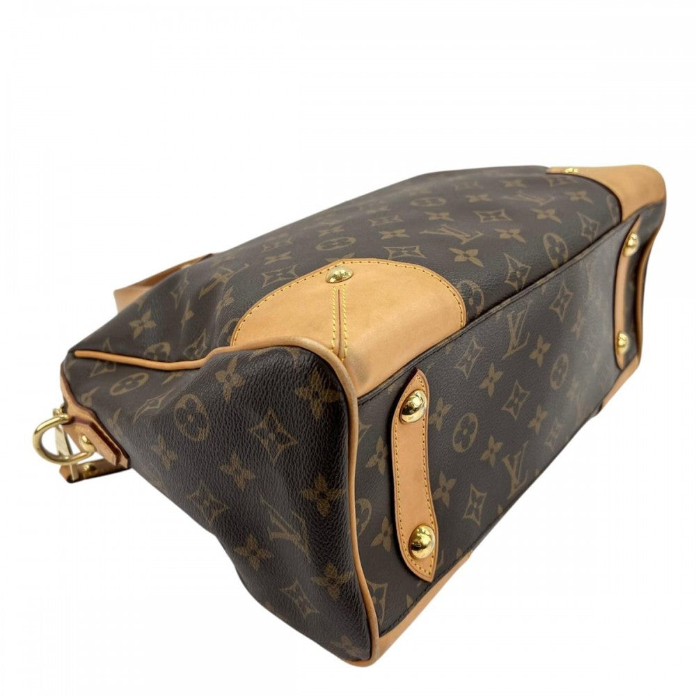 LOUIS VUITTON ルイヴィトン 2WAY モノグラム レティーロPM ハンドバッグ ショルダーバッグ M40325 ブラウン 茶 ゴールド金具 レディース【中古品】