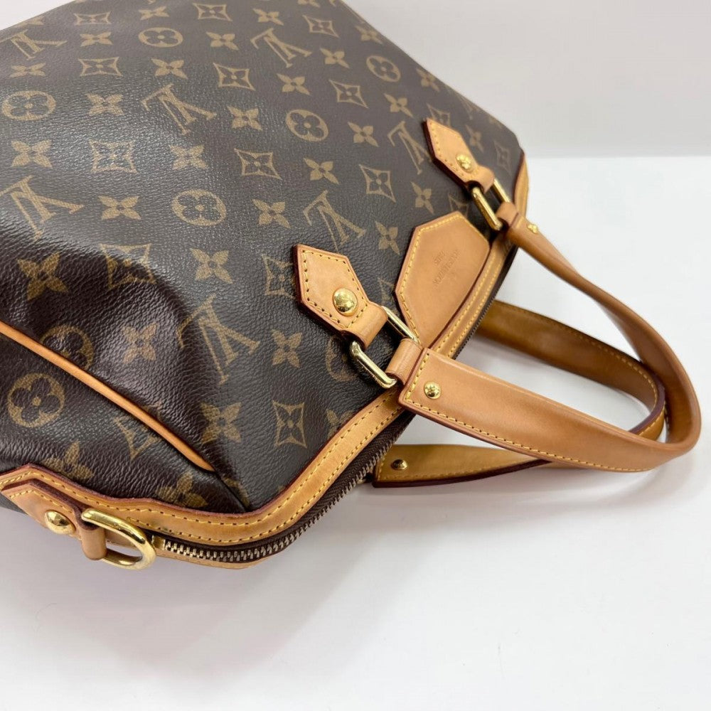 LOUIS VUITTON ルイヴィトン 2WAY モノグラム レティーロPM ハンドバッグ ショルダーバッグ M40325 ブラウン 茶 ゴールド金具 レディース【中古品】