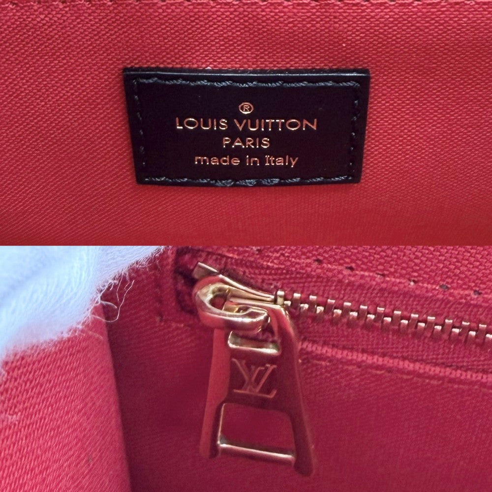 【開店SALE】 LOUIS VUITTON ルイヴィトン 2WAY モノグラムリバース オンザゴーPM ハンドバッグ ショルダーバッグ 鞄 かばん M46373 ブラウン 茶 ゴールド金具 レディース【中古品】