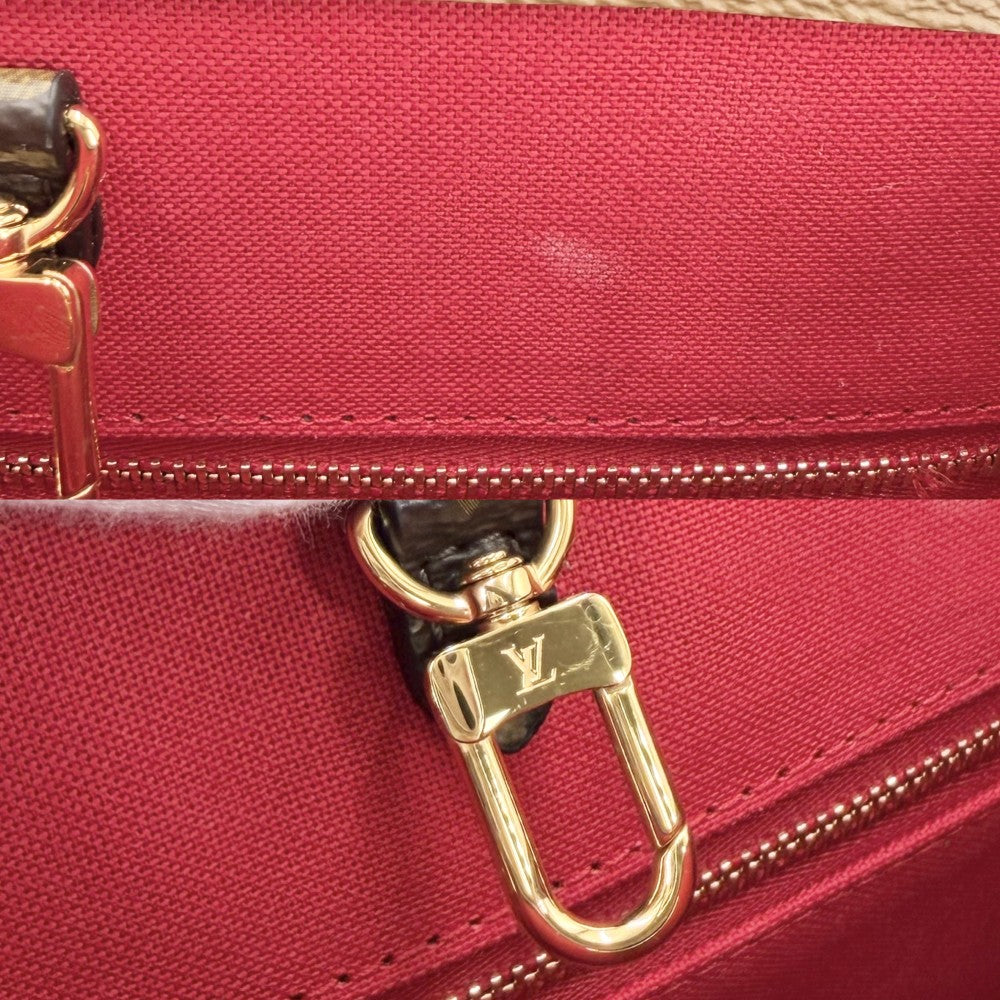 【開店SALE】 LOUIS VUITTON ルイヴィトン 2WAY モノグラムリバース オンザゴーPM ハンドバッグ ショルダーバッグ 鞄 かばん M46373 ブラウン 茶 ゴールド金具 レディース【中古品】