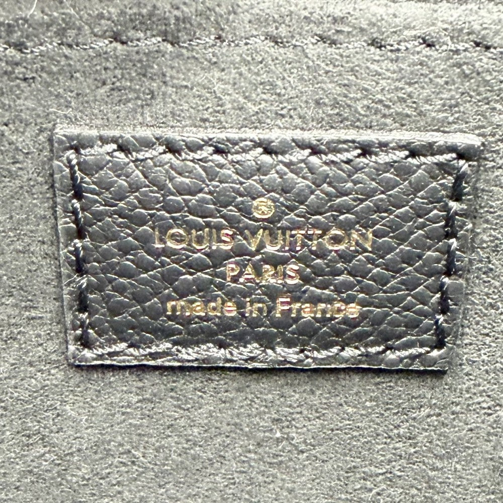 LOUIS VUITTON ルイヴィトン 2WAY モノグラムアンプラント プティットサックプラ ミニショルダーバッグ ハンドバッグ ポシェット ブラック 黒 M81417 ノワール ゴールド金具 レディース【中古品】