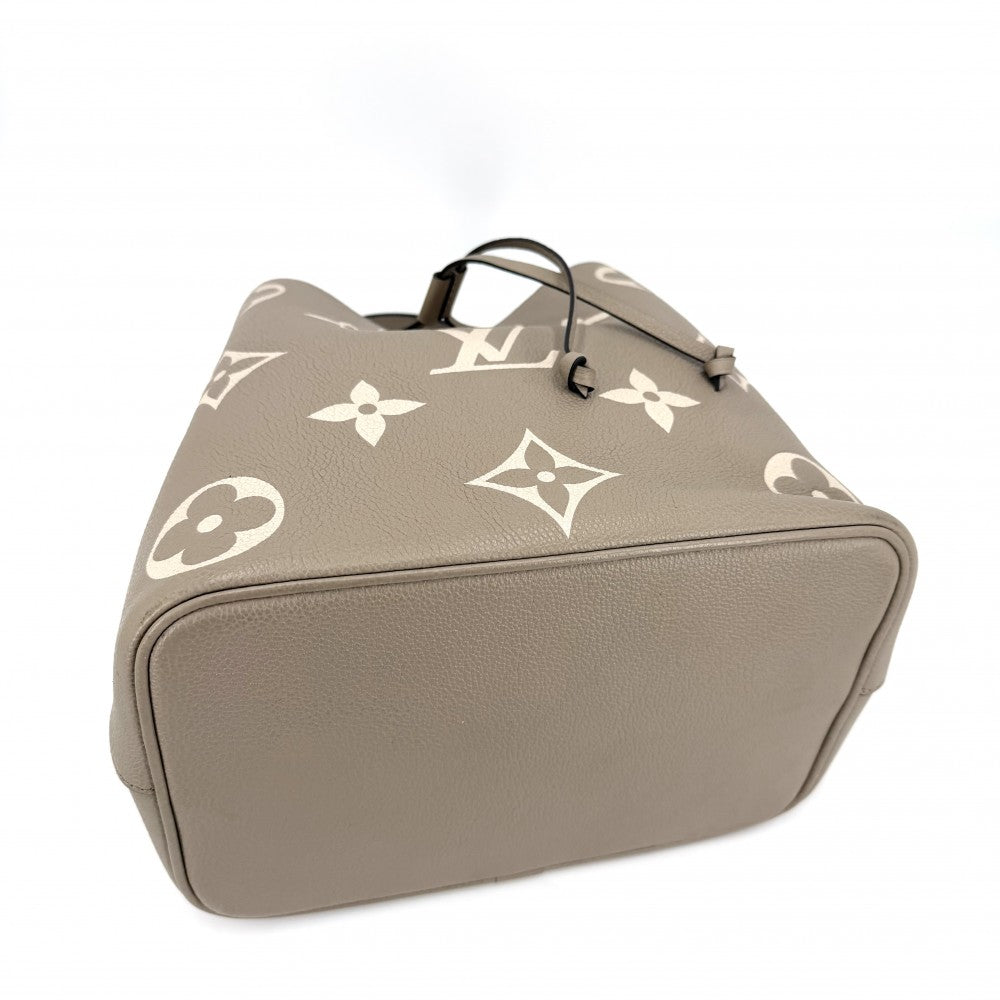 LOUIS VUITTON ルイヴィトン 2WAY バイカラーモノグラムアンプラント ネオノエMM ハンドバッグ ショルダーバッグ Neo Noe MM ベージュ M45555 トゥルトレールクレーム ゴールド金具 レディース【中古品】