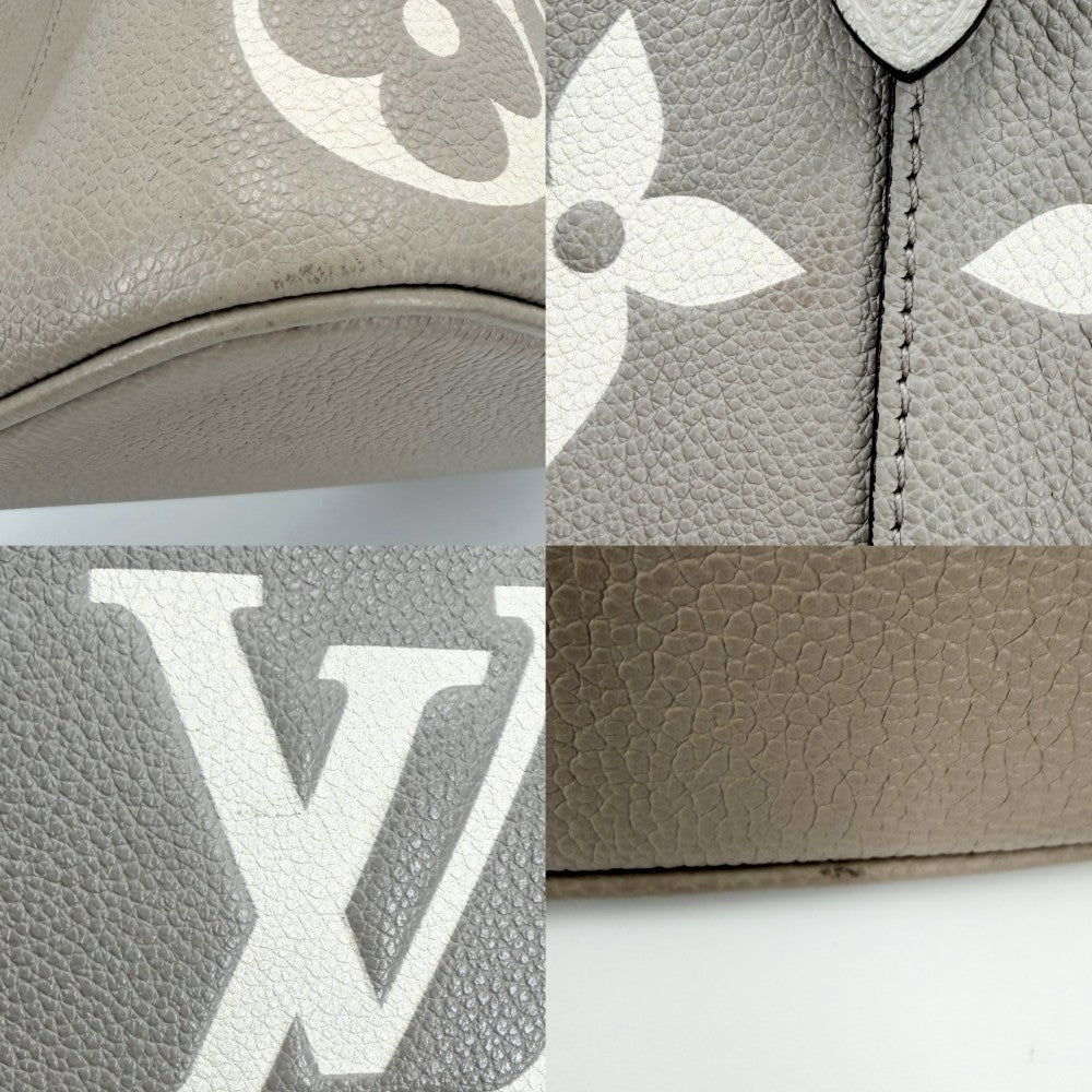 LOUIS VUITTON ルイヴィトン 2WAY バイカラーモノグラムアンプラント ネオノエMM ハンドバッグ ショルダーバッグ Neo Noe MM ベージュ M45555 トゥルトレールクレーム ゴールド金具 レディース【中古品】