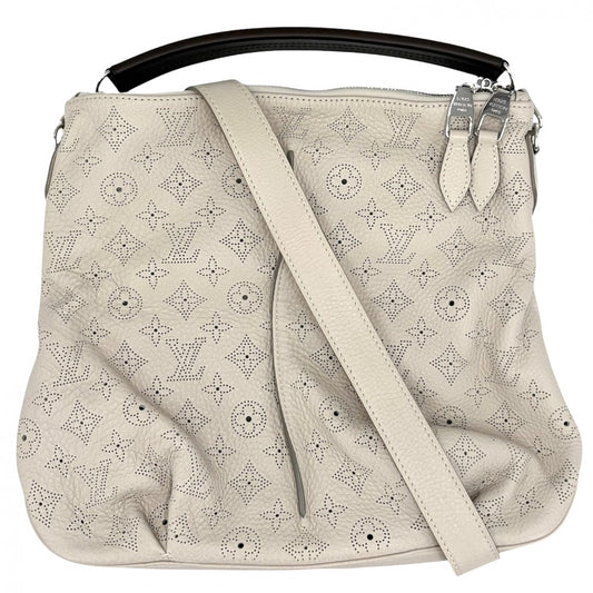 LOUIS VUITTON ルイヴィトン 2WAY セレネPM ハンドバッグ ショルダーバッグ M94275 モノグラムマヒナ ベージュ系 シルバー金具 レディース【中古品】