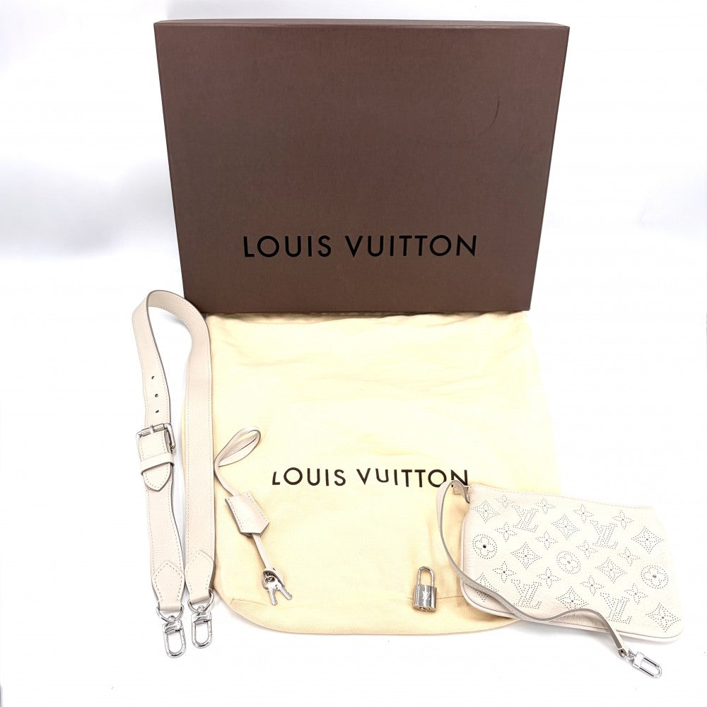 LOUIS VUITTON ルイヴィトン 2WAY セレネPM ハンドバッグ ショルダーバッグ M94275 モノグラムマヒナ ベージュ系 シルバー金具 レディース【中古品】