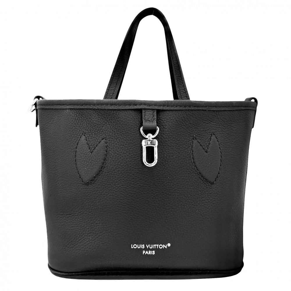 LOUIS VUITTON ルイヴィトン 2WAY モノグラムエクリプス ネヴァーフルインサイドアウトBB ハンドバッグ ショルダーバッグ リバーシブル M15210 ブラック 黒 シルバー金具 レディース【中古品】