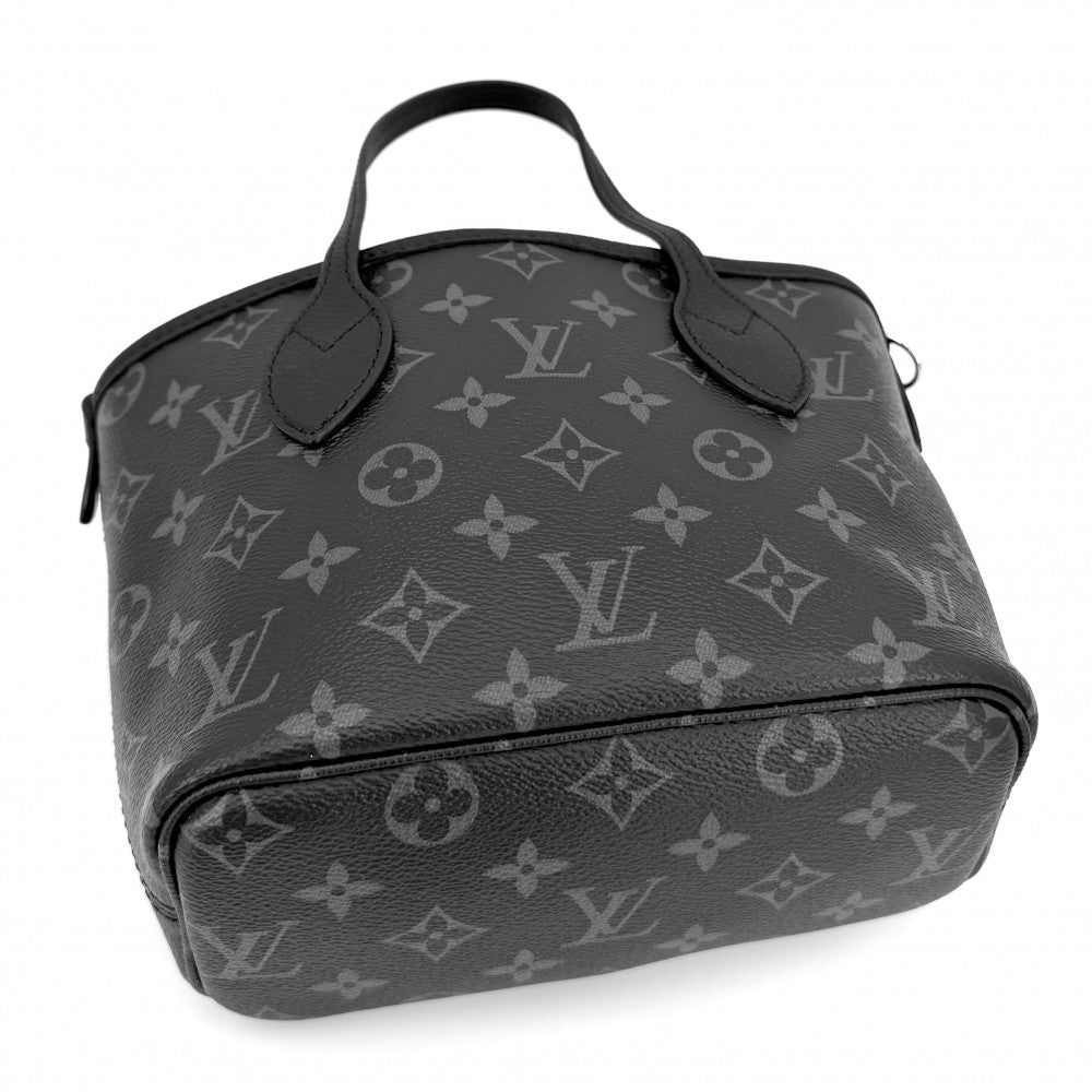 LOUIS VUITTON ルイヴィトン 2WAY モノグラムエクリプス ネヴァーフルインサイドアウトBB ハンドバッグ ショルダーバッグ リバーシブル M15210 ブラック 黒 シルバー金具 レディース【中古品】
