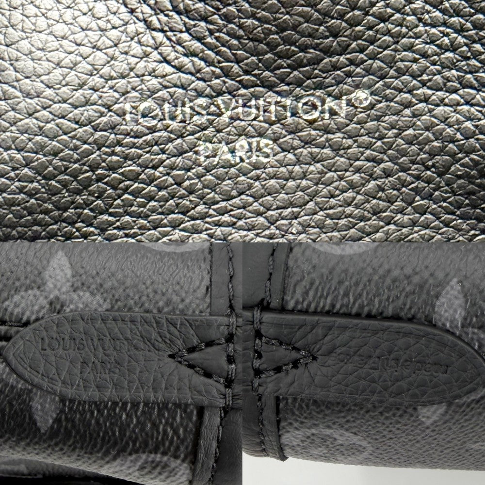 LOUIS VUITTON ルイヴィトン 2WAY モノグラムエクリプス ネヴァーフルインサイドアウトBB ハンドバッグ ショルダーバッグ リバーシブル M15210 ブラック 黒 シルバー金具 レディース【中古品】