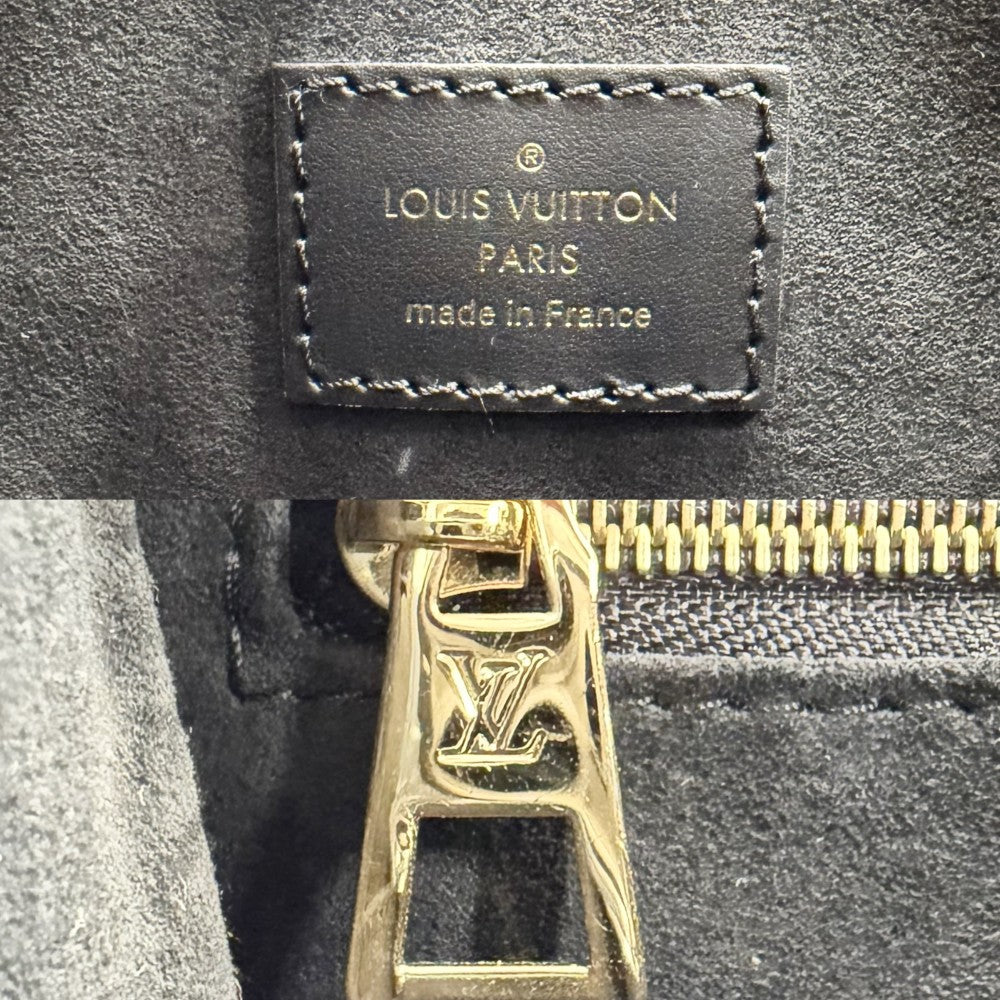 LOUIS VUITTON ルイヴィトン 2WAY モノグラムアンプラント オンザゴーPM ハンドバッグ ショルダーバッグ 小さめ ミニバック ノワール M45653 ブラック 黒 ゴールド金具 レディース【中古品】