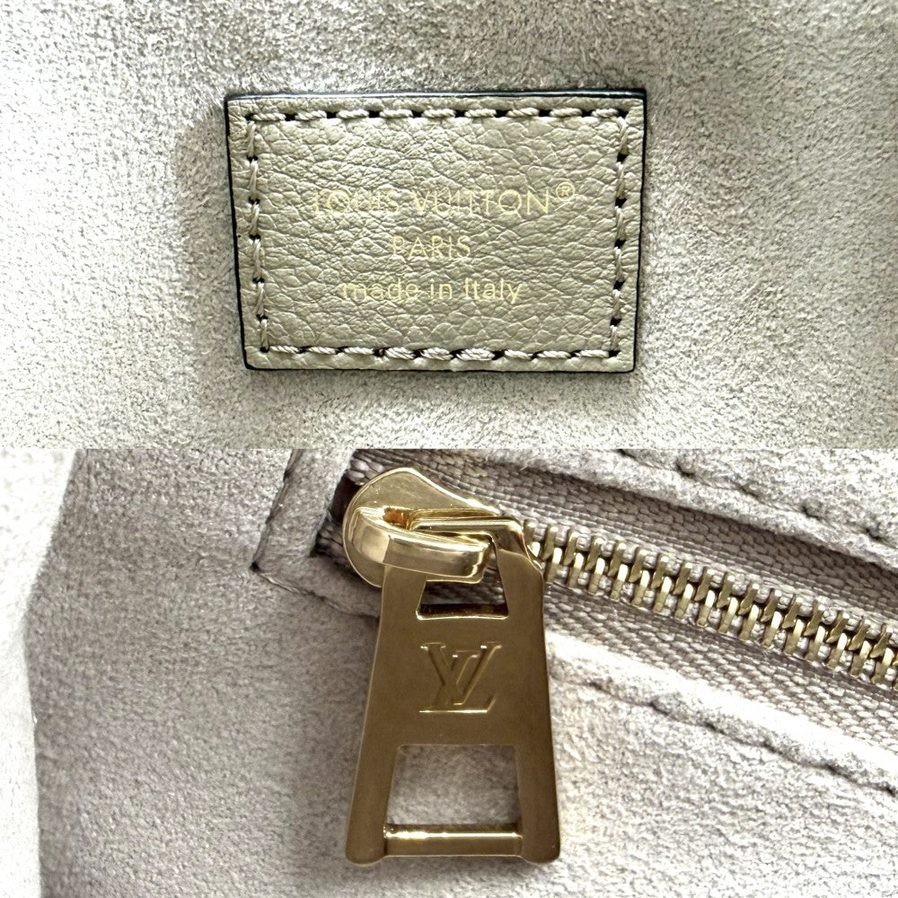 LOUIS VUITTON ルイヴィトン 2WAY モノグラムアンプラント オンザゴーPM ハンドバッグ ショルダーバッグ ベージュ M45779 トゥルトレールクレーム ゴールド金具 レディース【中古品】