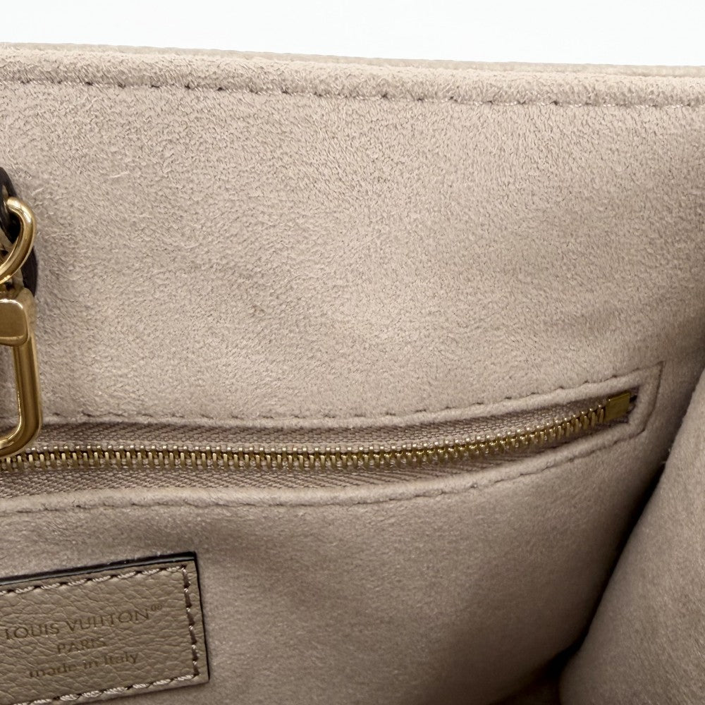 LOUIS VUITTON ルイヴィトン 2WAY モノグラムアンプラント オンザゴーPM ハンドバッグ ショルダーバッグ ベージュ M45779 トゥルトレールクレーム ゴールド金具 レディース【中古品】