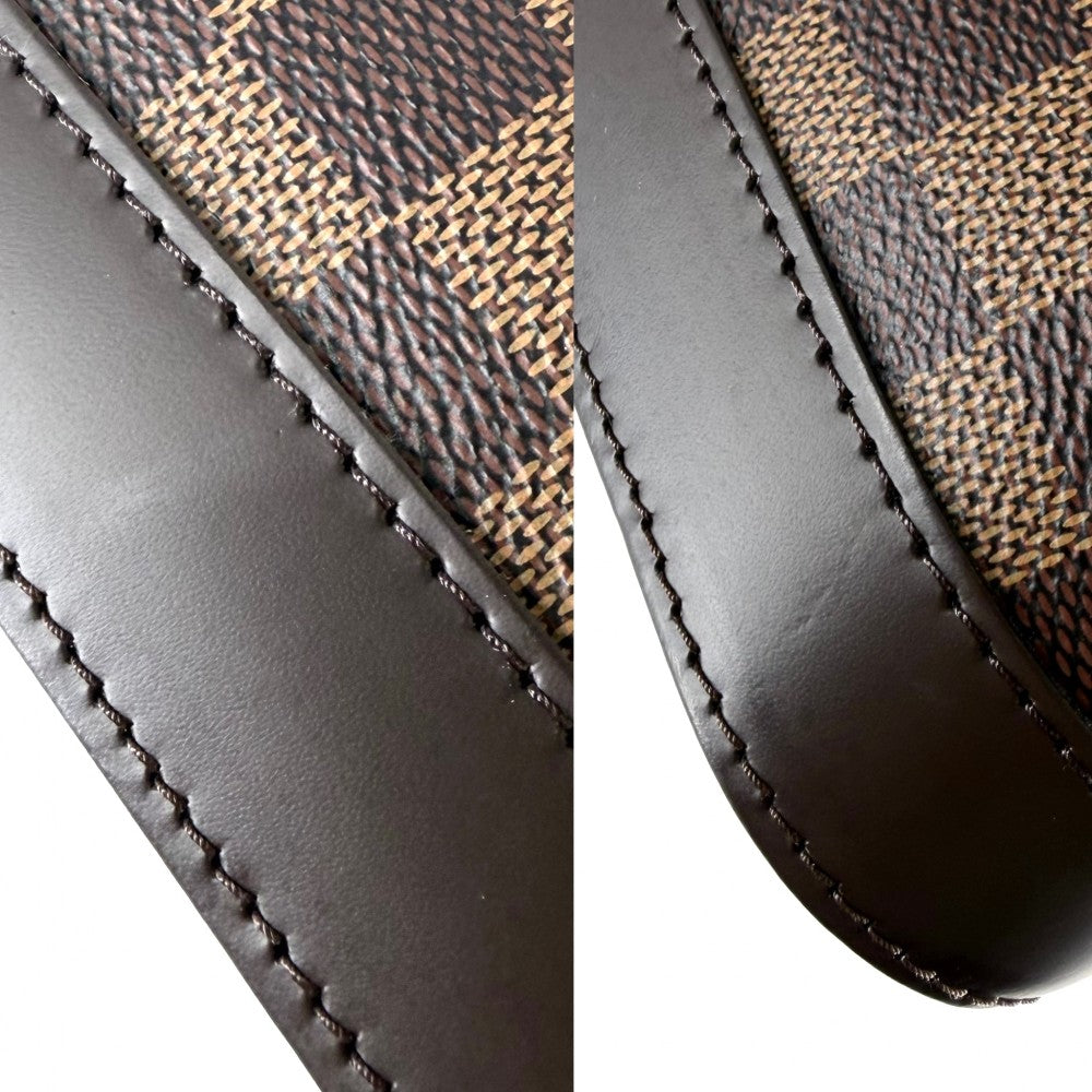 LOUIS VUITTON ルイヴィトン 2WAY ダミエ アルマBB ハンドバッグ ショルダーバッグ 小さめ N40606 ブラウン 茶 ゴールド金具 レディース【中古品】