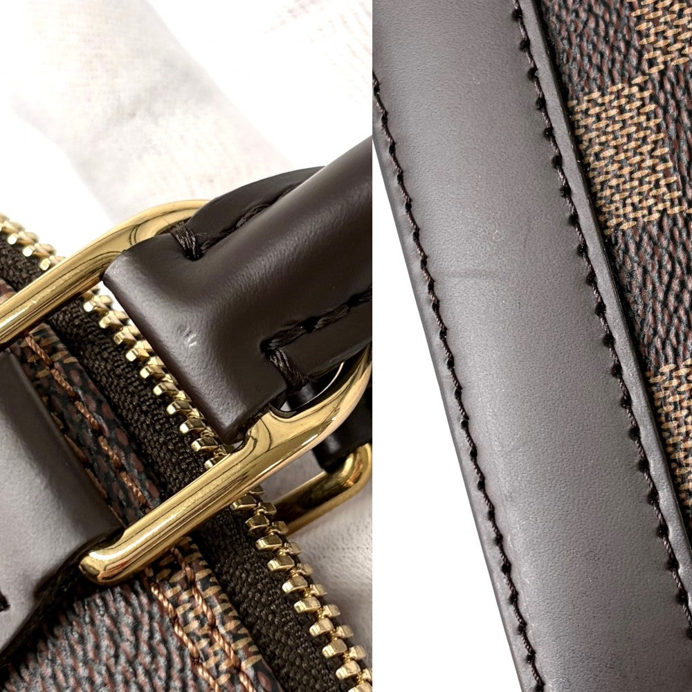 LOUIS VUITTON ルイヴィトン 2WAY ダミエ アルマBB ハンドバッグ ショルダーバッグ 小さめ N40606 ブラウン 茶 ゴールド金具 レディース【中古品】