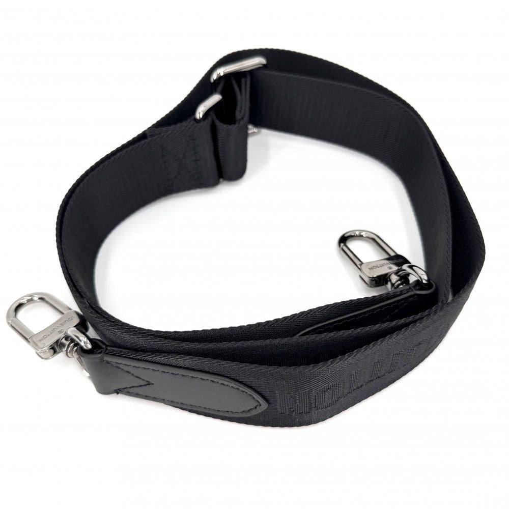 LOUIS VUITTON ルイヴィトン 2WAY モノグラムエクリプス キーポル･バンドリエール 25 ハンドバッグ ショルダーバッグ M46271 ブラック 黒 シルバー金具 メンズ【中古品】