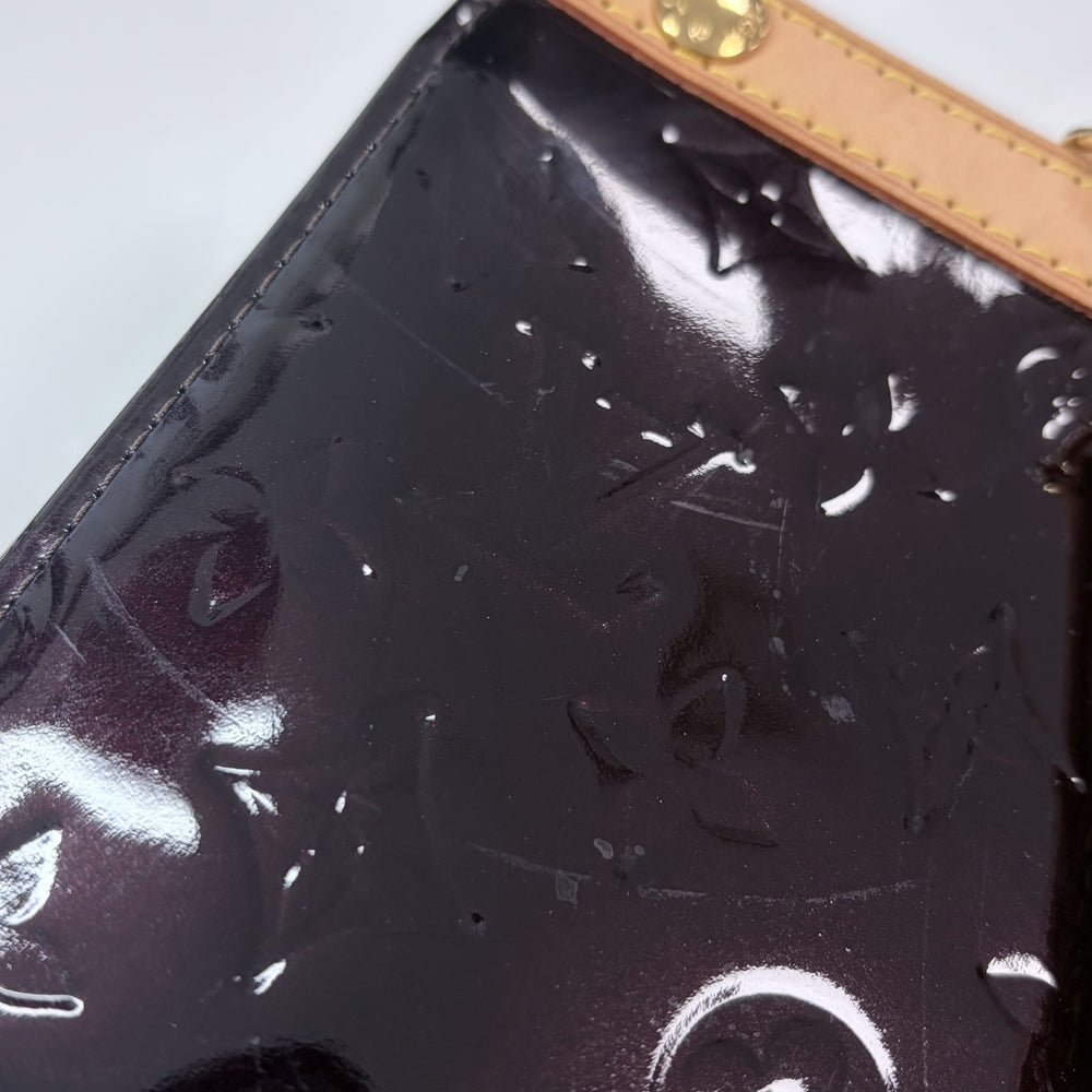 LOUIS VUITTON ルイヴィトン 2WAY ロクスバリードライブ ショルダーバッグ ハンドバッグ パープル かばん 鞄 M91995 モノグラムヴェルニ アマラント ゴールド金具 レディース【中古品】
