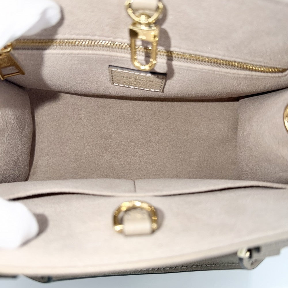 LOUIS VUITTON ルイヴィトン 2WAY モノグラムアンプラント オンザゴーPM ハンドバッグ ショルダーバッグ ベージュ M45779 トゥルトレールクレーム ゴールド金具 レディース【中古品】