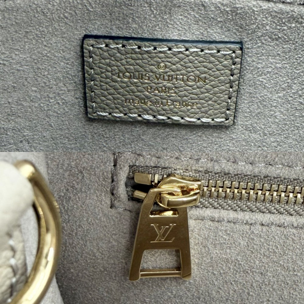 LOUIS VUITTON ルイヴィトン 2WAY モノグラムアンプラント オンザゴーPM ハンドバッグ ショルダーバッグ ベージュ M45779 トゥルトレールクレーム ゴールド金具 レディース【中古品】