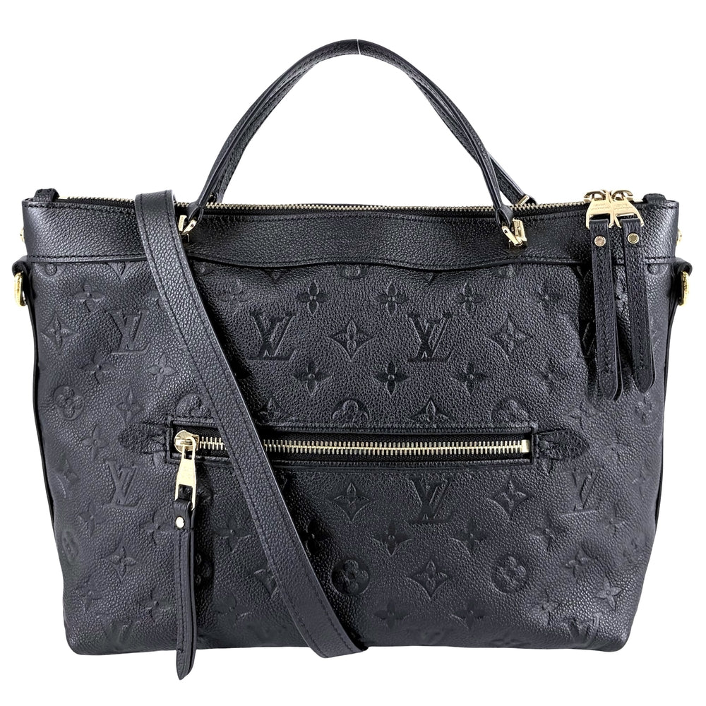 LOUIS VUITTON ルイヴィトン 2WAY バスティーユPM ハンドバッグ ショルダーバッグ ミニバック ノワール M41162 モノグラムアンプラント ブラック 黒 ゴールド金具 レディース【中古品】