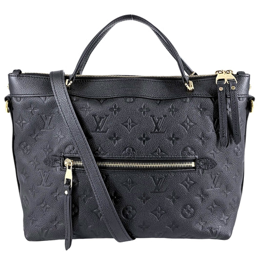 LOUIS VUITTON ルイヴィトン 2WAY バスティーユPM ハンドバッグ ショルダーバッグ ミニバック ノワール M41162 モノグラムアンプラント ブラック 黒 ゴールド金具 レディース【中古品】