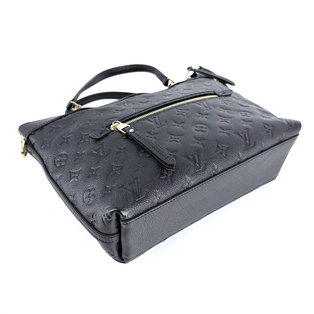 LOUIS VUITTON ルイヴィトン 2WAY バスティーユPM ハンドバッグ ショルダーバッグ ミニバック ノワール M41162 モノグラムアンプラント ブラック 黒 ゴールド金具 レディース【中古品】