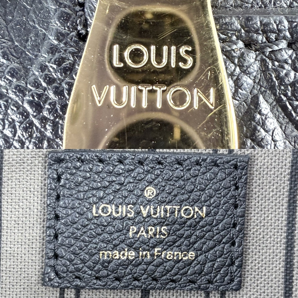 LOUIS VUITTON ルイヴィトン 2WAY バスティーユPM ハンドバッグ ショルダーバッグ ミニバック ノワール M41162 モノグラムアンプラント ブラック 黒 ゴールド金具 レディース【中古品】