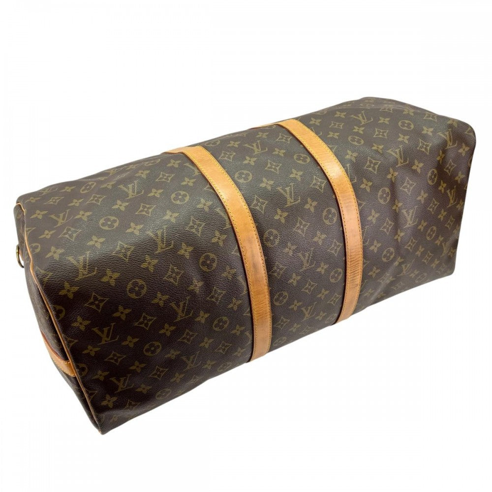 LOUIS VUITTON ルイヴィトン ボストンバッグ 2WAY ショルダーバッグ キーポルバンドリエール55 旅行バッグ メンズ レディース M41414 モノグラムキャンバス ブラウン 茶 ゴールド金具 ユニセックス【中古品】