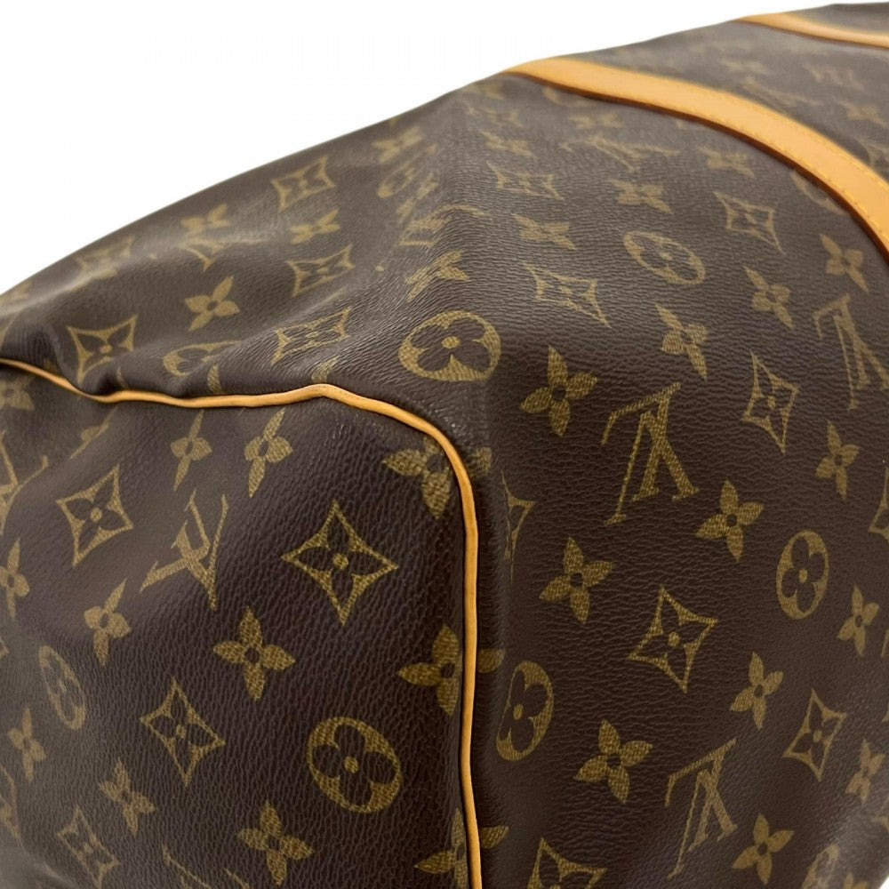 LOUIS VUITTON ルイヴィトン ボストンバッグ キーポル50 M41426 モノグラムキャンバス ブラウン 茶 ゴールド金具 メンズ【中古品】
