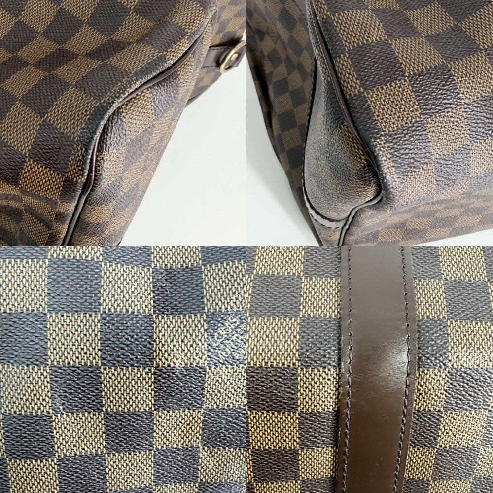 LOUIS VUITTON ルイヴィトン ボストンバッグ キーポルバンドリエール55 旅行バッグ トラベルバッグ メンズ レディース 2WAY ショルダーバッグ N41414 ダミエキャンバス ブラウン 茶 ゴールド金具 ユニセックス【中古品】