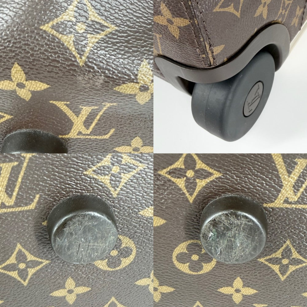 LOUIS VUITTON ルイヴィトン キャリーバッグ ホライゾン･ソフト 2R55 トランク スーツケース トラベルバッグ キャリーケース M20109 モノグラムキャンバス ブラウン 茶 シルバー金具 ユニセックス【中古品】