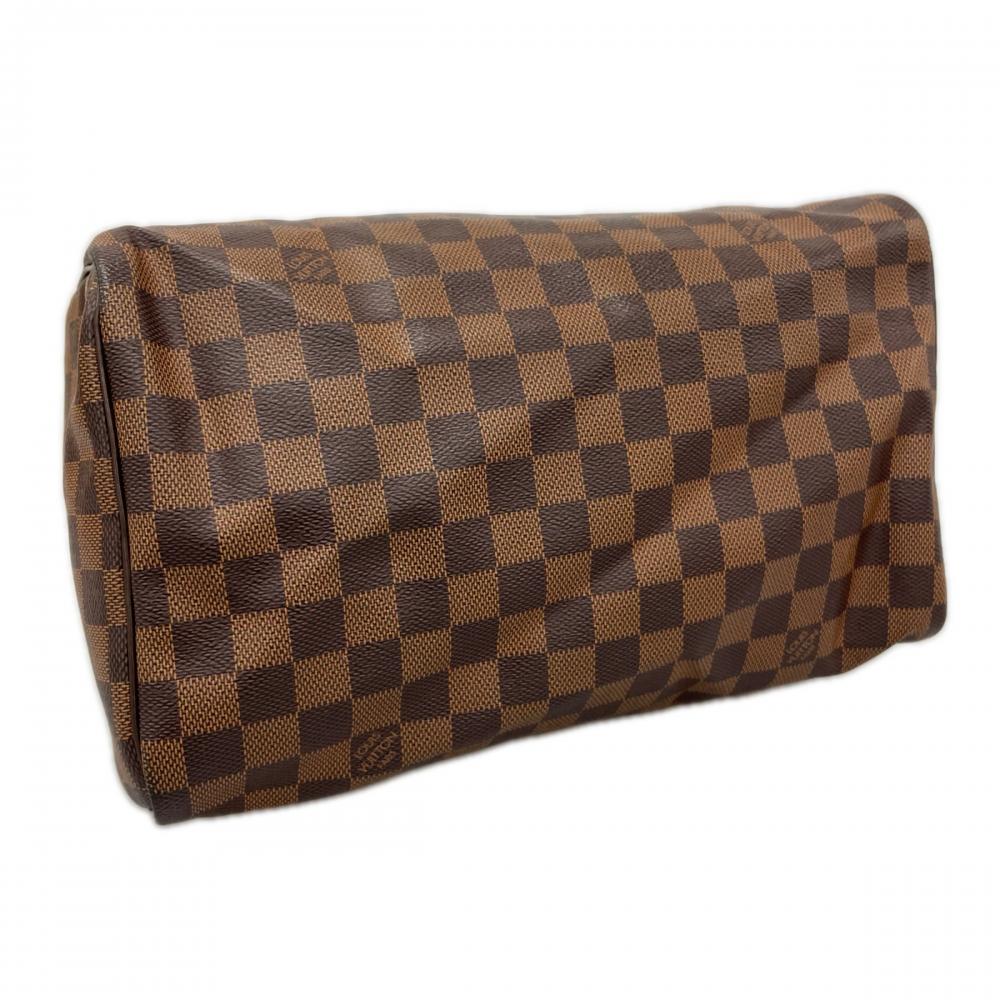 LOUIS VUITTON ルイヴィトン ハンドバッグ ダミエ・エベヌ スピーディ30 N41531 ダミエキャンバス ブラウン 茶 ゴールド金具 レディース【中古品】