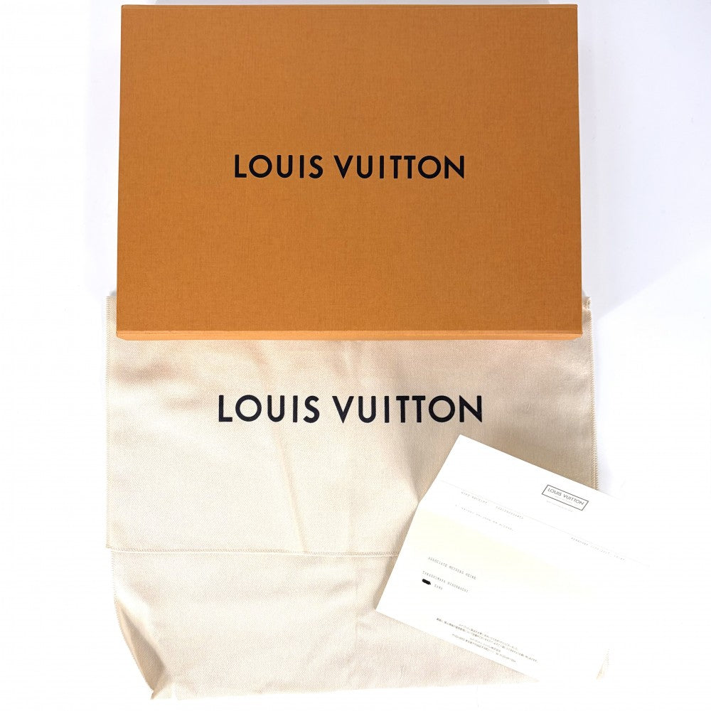 LOUIS VUITTON ルイヴィトン クラッチバッグ ダミエグラフィット ポシェットジュールGM セカンドバッグ N41501 ブラック 黒 シルバー金具 メンズ【中古品】