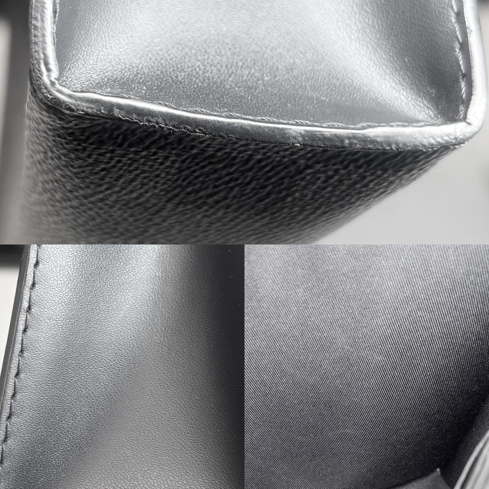 LOUIS VUITTON ルイヴィトン クラッチバッグ ダミエグラフィット ポシェット･ヴォワヤージュ MM セカンドバッグ N41696 ブラック 黒 シルバー金具 メンズ【中古品】