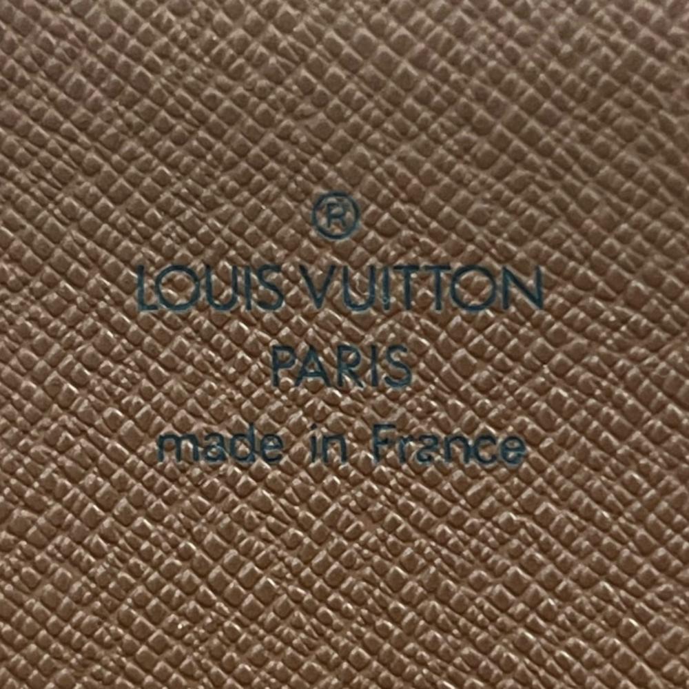 LOUIS VUITTON ルイヴィトン クラッチバッグ モノグラム ポッシュ・ドキュマン セカンドバッグ M53456 モノグラムキャンバス ブラウン 茶 ゴールド金具 メンズ【中古品】