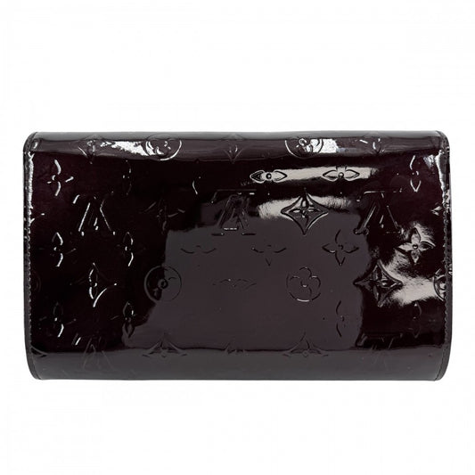 LOUIS VUITTON ルイヴィトン ハンドバッグ モノグラムヴェルニ クラッチアナ クラッチバッグ 財布 パープル 紫 エナメル パテントレザー M90093 アマラント ゴールド金具 レディース【中古品】